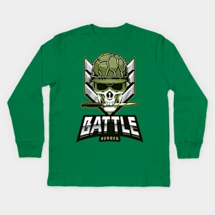 Real Battle Heroes - Army Kids Long Sleeve T-Shirt